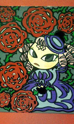 薔薇色。