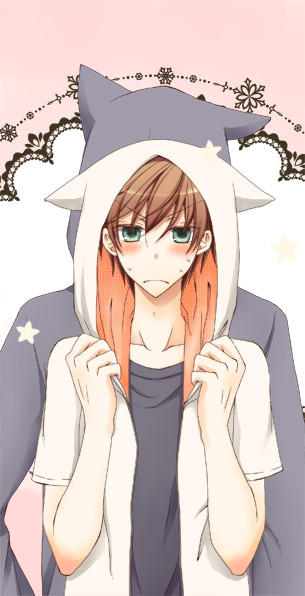 黒にゃんこと白にゃんこ。