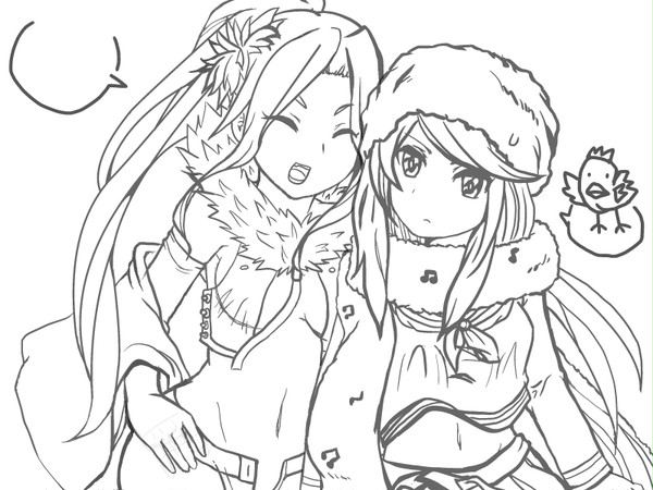 下書き＠アイヒナ　百合