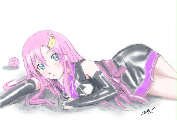 ガンダムSEED　ラクス・クライン　（ラフ描きラフ塗り）