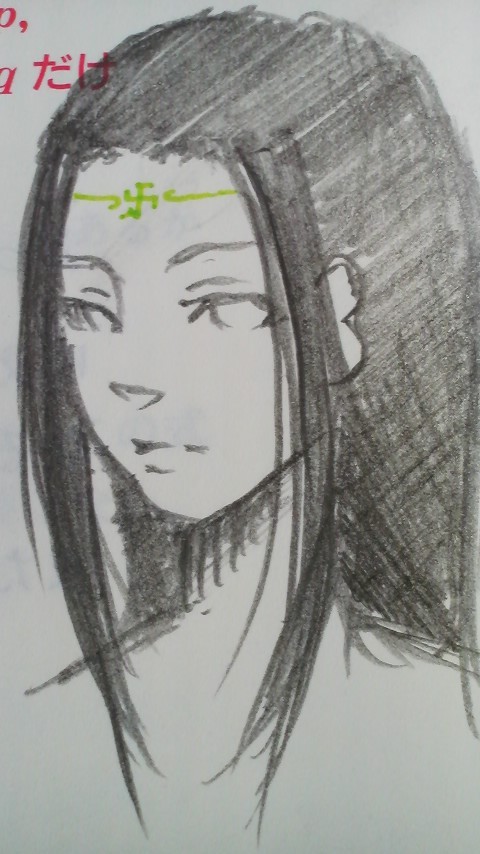 (初描き)日向ネジ