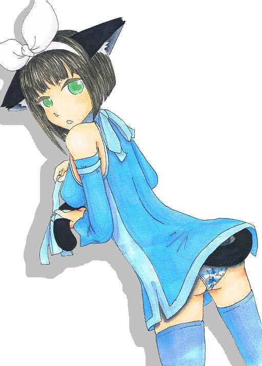パンチラ自キャラ