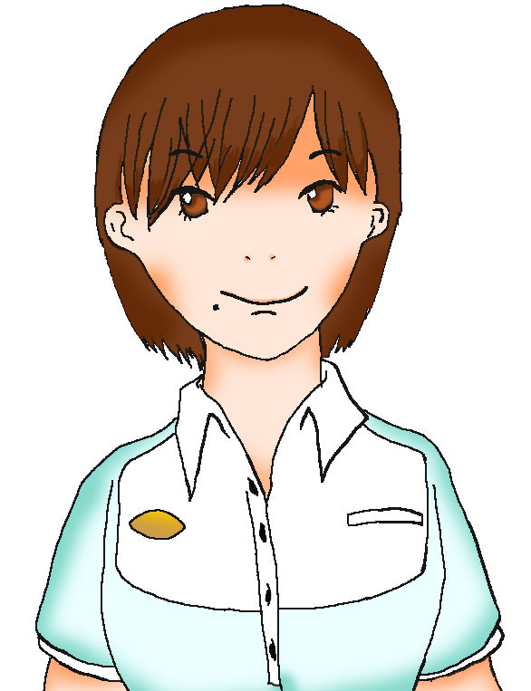 ドトールの店員さん（color）
