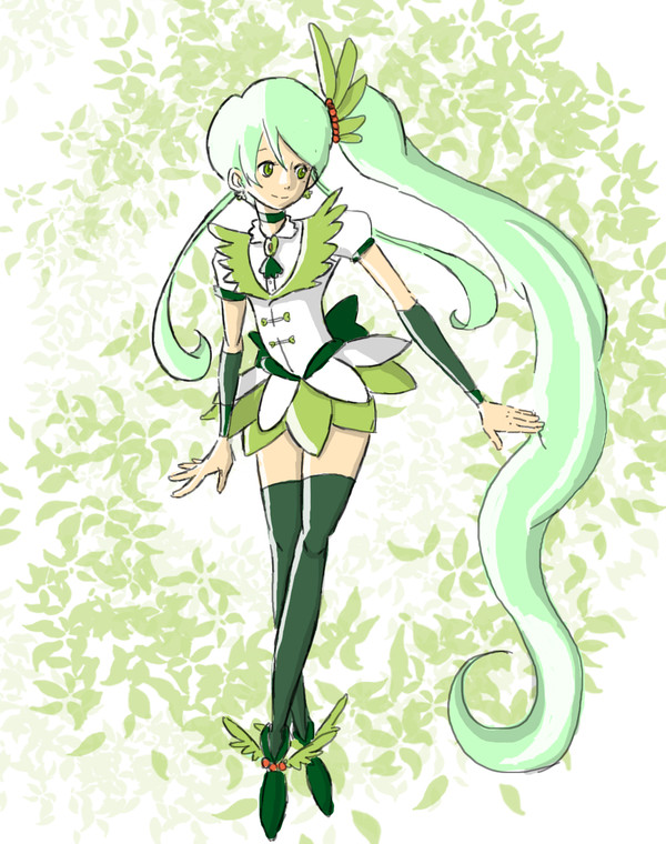 プリキュア風の娘