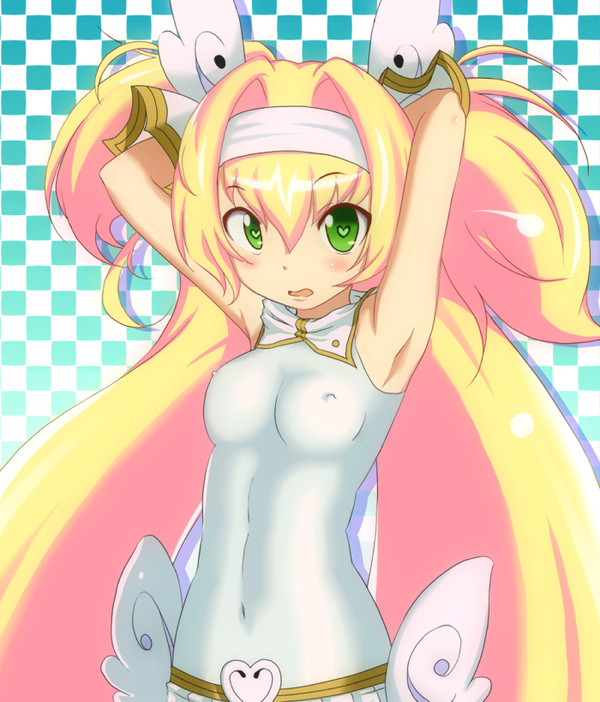 少女変身中