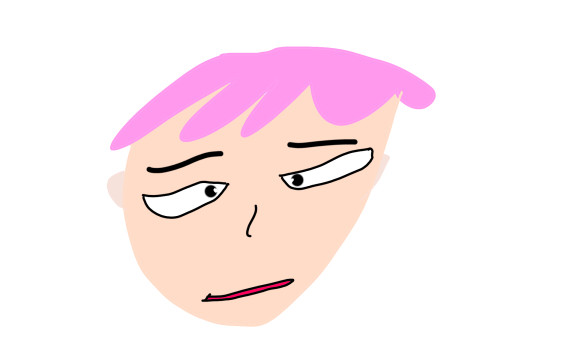 小萌先生（見ないで描いてみた）