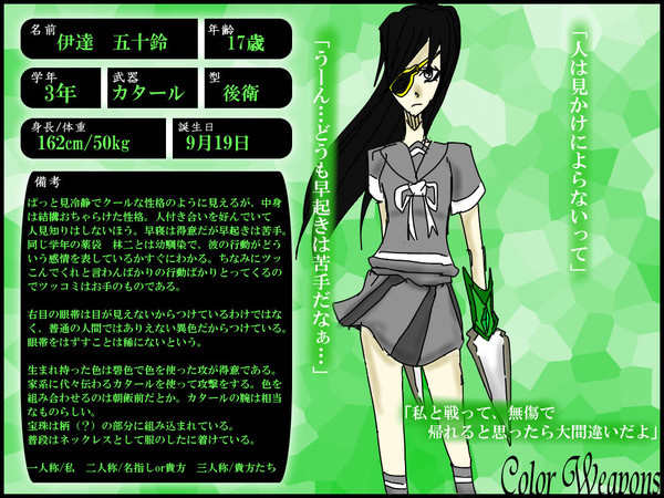 【CoWe】伊達　五十鈴【生徒】