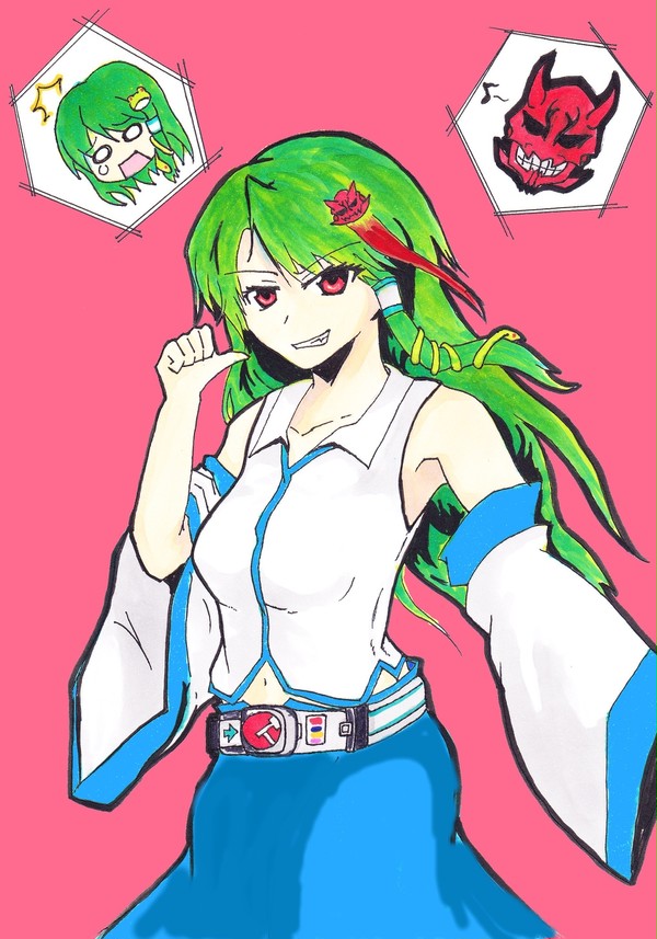 東風谷 早苗(モモ憑依)