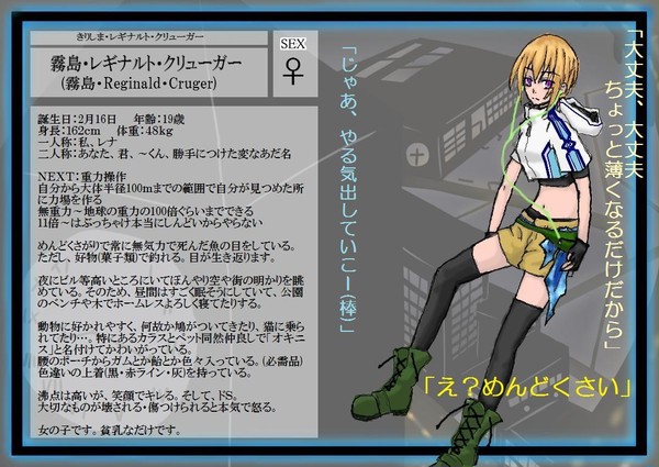 【絵師タイバニ化】霧島・レギナルト・クリューガー【市民NEXT】
