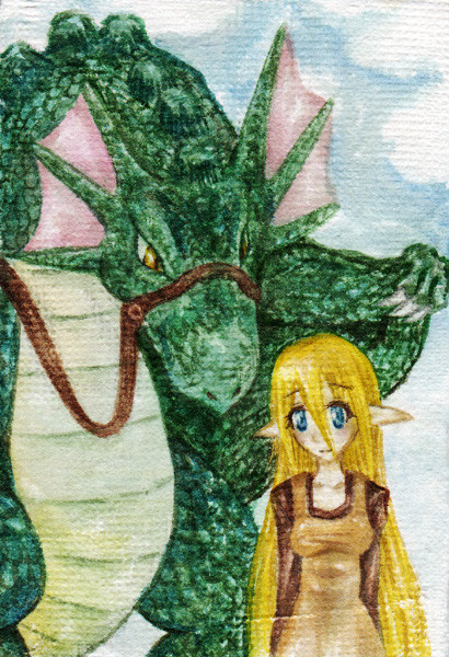 少女とドラゴン