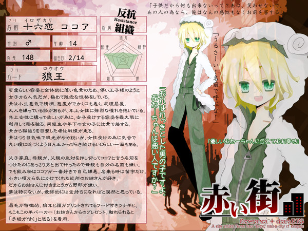 【赤い街】十六恋ココア【反抗組織】