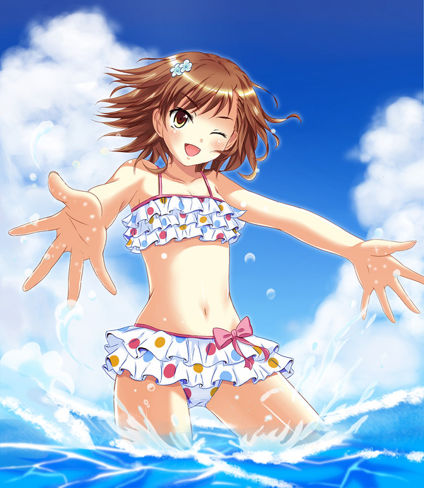 御坂美琴（水玉水着 A）