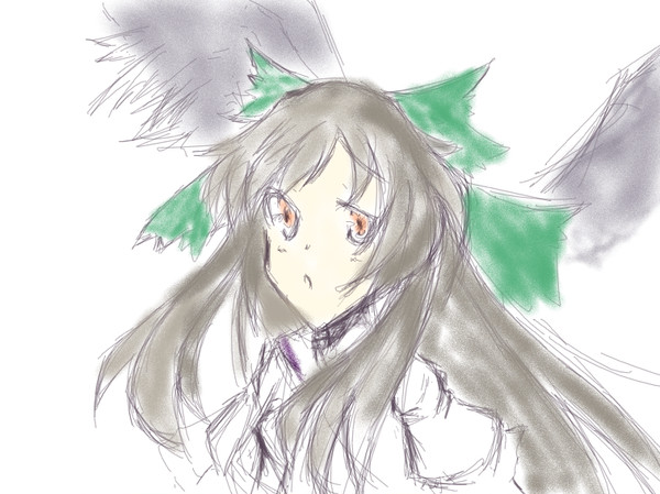 お空落書き