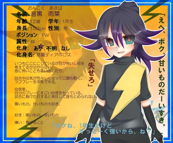 【ぴくGO】音黒雨葉【キャラシ】