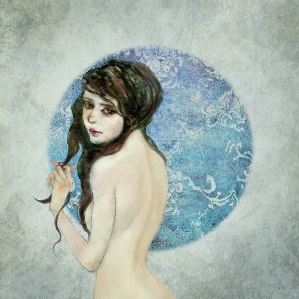 The blue girl