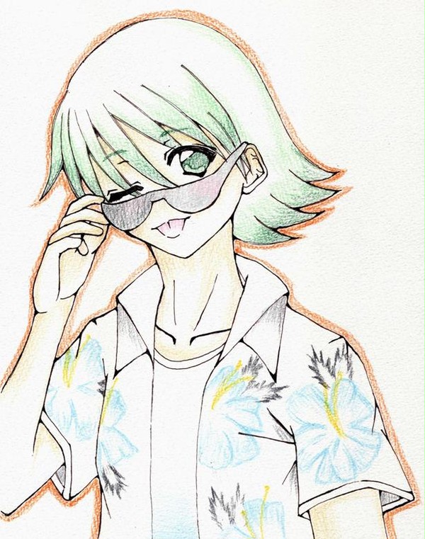 サマカジ+サングラス装備でモテるらしいよ？