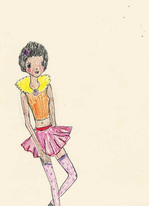 afro girl