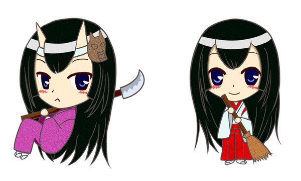 ちびキャラ鬼子