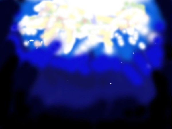 背景　水底から