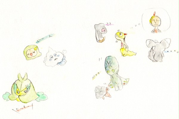 ほのぼのした絵を描きたい