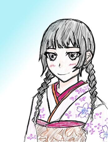 黒髪少女