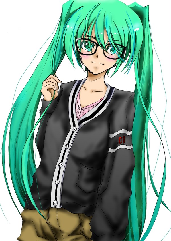 今日はメガネです。