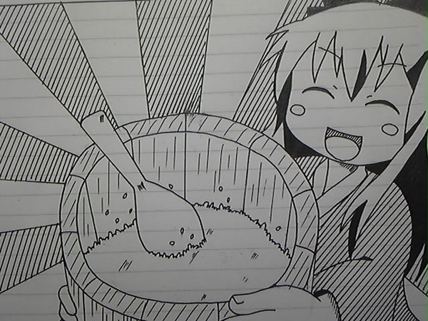 余ったご飯もらってきたー
