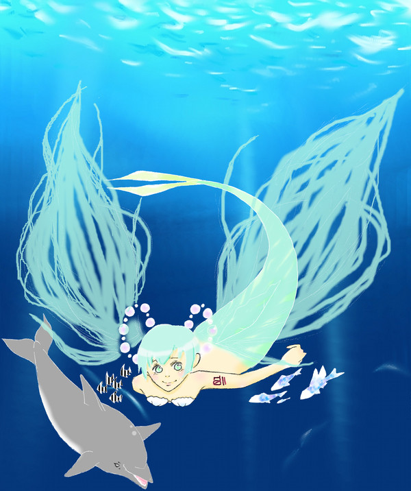 人魚のミクさん