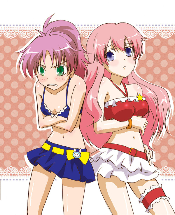 【リク絵】美波と姫路さんの水着交換