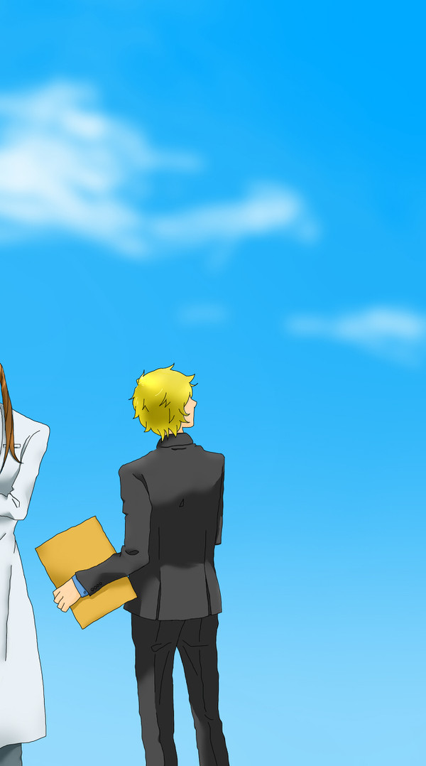 He is attracted in the sky.