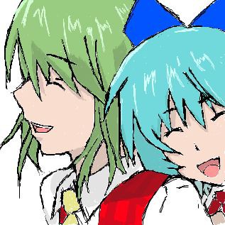 ゆうかりんとチルノ