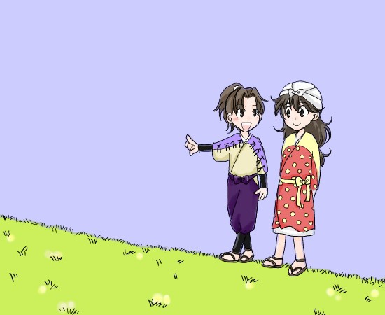 河原で利半子