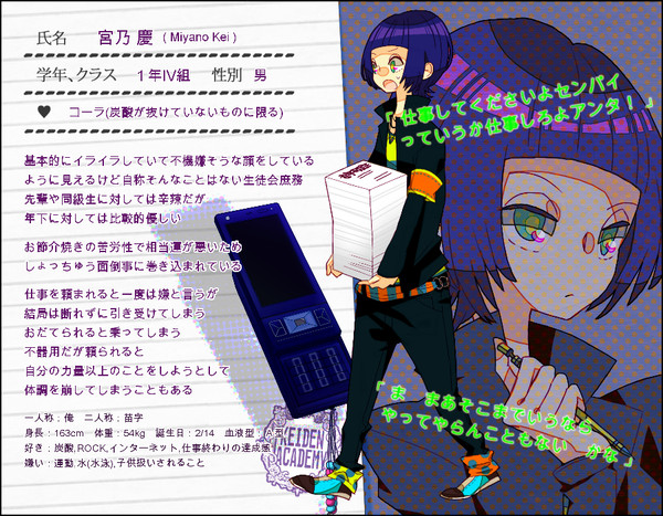 【PKGG】宮乃慶【キャラシ】