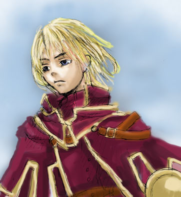 【ラジアントヒストリア】主人公殴り書き