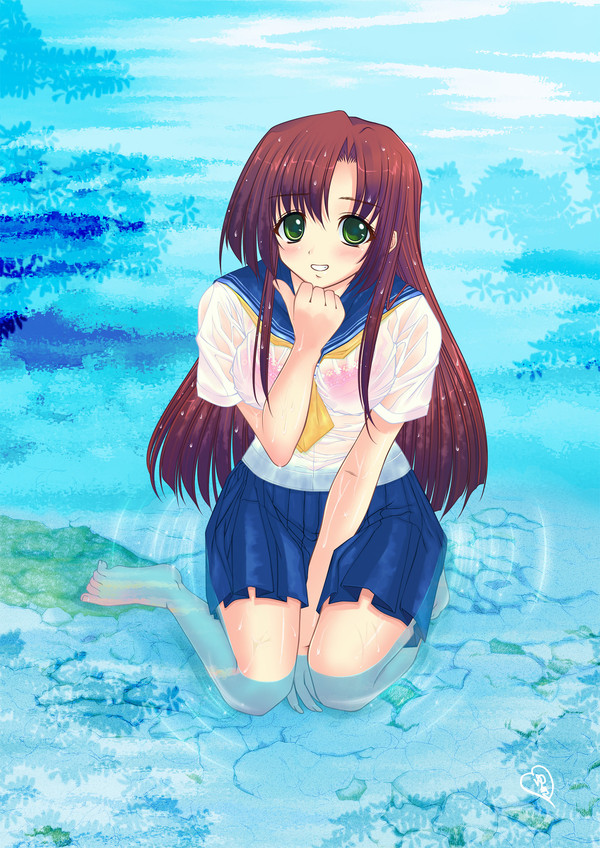 水辺ビチョッ娘