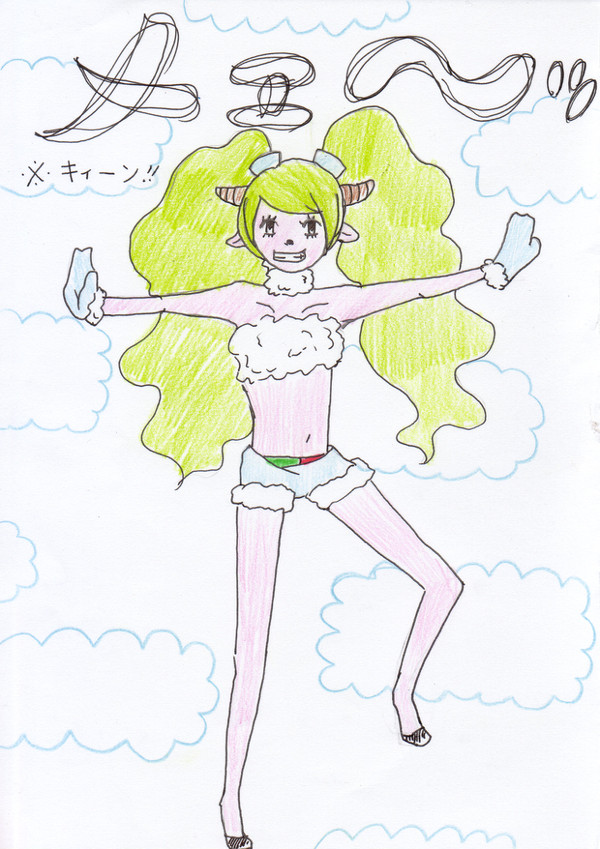 羊・・・いや　やぎです。