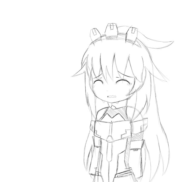 エリザが泣いてしまいました