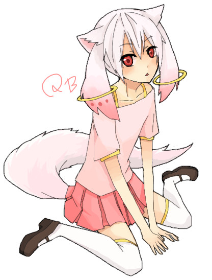 擬人化キュゥべえ。