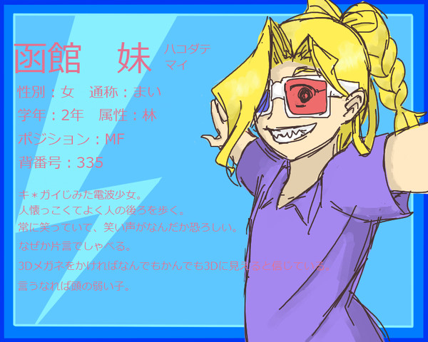 【絵師イナイレ化】函館 妹【おかると】
