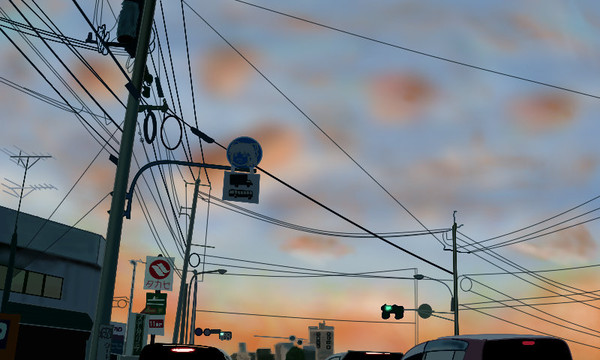 通勤風景トレース