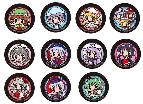 東方缶バッジイラスト！