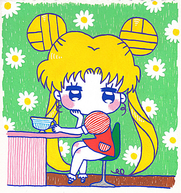 「まもちゃんが来るのをね、待ってるの。」