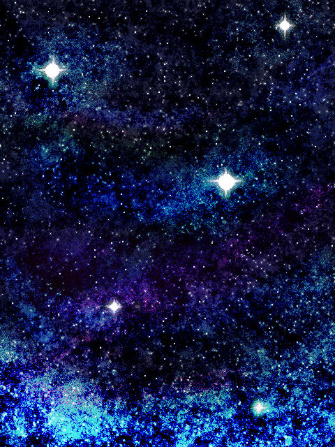【素材7】氷の星空