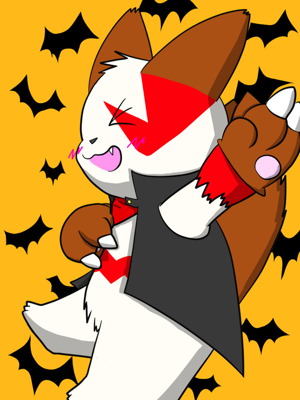【絵師ぽけだん化】わんわんお!!【ハロウィン夜会】