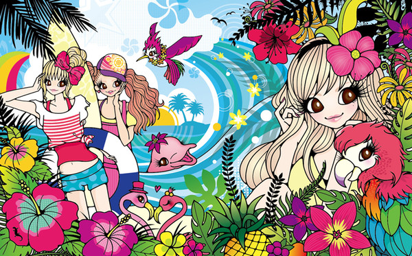 tropical summer
