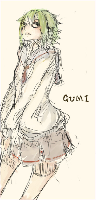 gumi 落書き