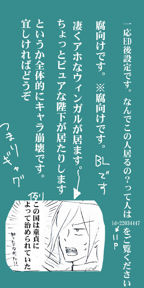 【腐向】陛下、色々心配です。