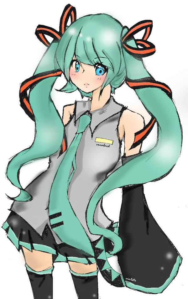 初音ミクです...!