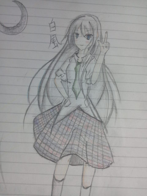 久々の投稿・・・PSPo2iの自キャラを描いてみた