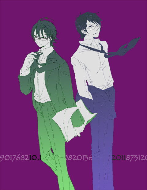 監察で眼鏡とネクタイ